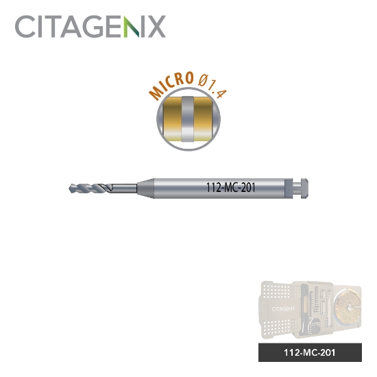 Picture of Micro Drill for Angle (8mm stop), 1 drill/Sachet 112-MC-201