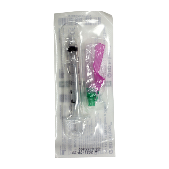 Picture of LIGHTHOUSE™ BD Eclipse™ Disp Safety Syringes 3ml 21g, 1 Needle/Pkg