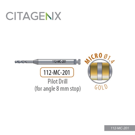 Picture of Micro Drill for Angle (8mm stop), 1 drill/Sachet 112-MC-201