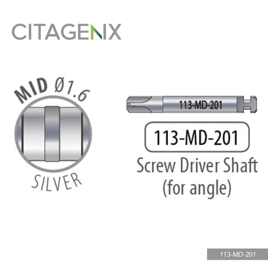 Picture of Mid Driver Shaft for Angle, 1 driver/Sachet 113-MD-201