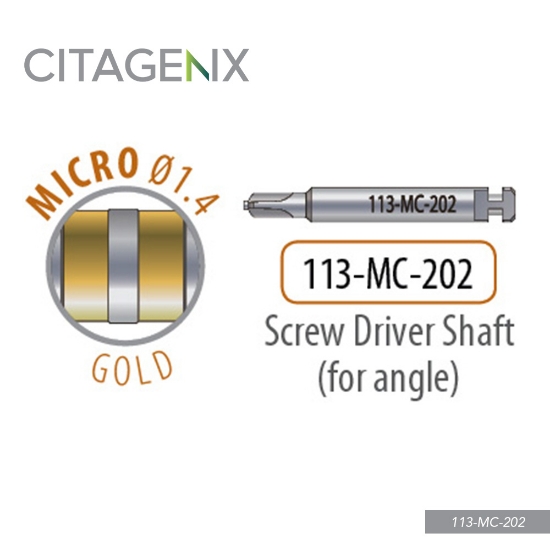 Picture of Micro Driver Shaft for Angle, 1 driver/Sachet 113-MC-202