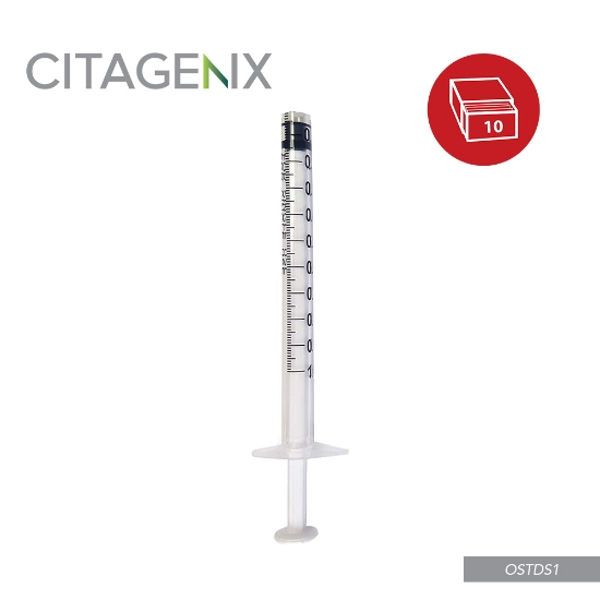 Picture of Single use bone delivery syringes 1cc, 10 syringes/Box OSTDS1