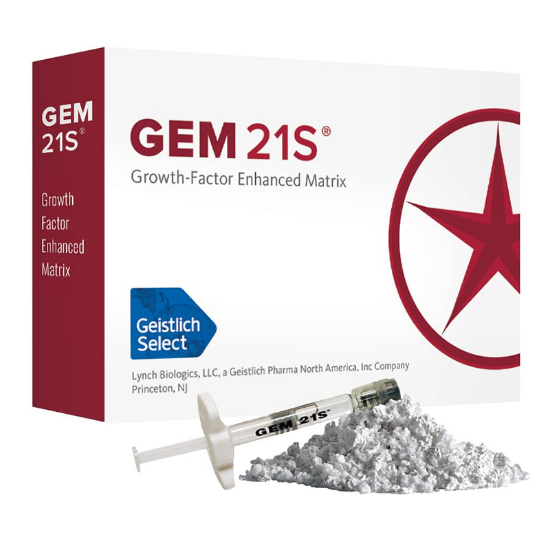 Picture of GEM21S:Growth-Factor Enhanced Matrix Kit 0.5cc BTCP/0.5 ml rhPDGF, 1cup and 1 vial/kit