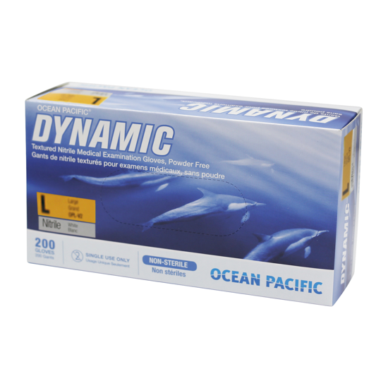 Picture of OCEAN PACIFIC® Dynamic Nitrile, PF, size L, 200 Gloves/Bx