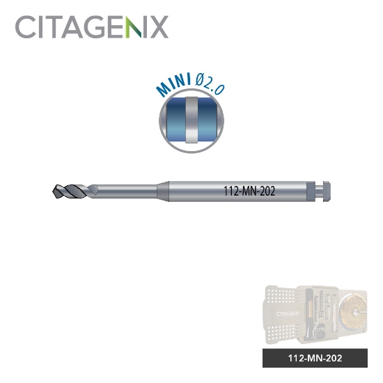 Picture of Mini Drill for Angle (12mm stop), 1 drill/Sachet 112-MN-202