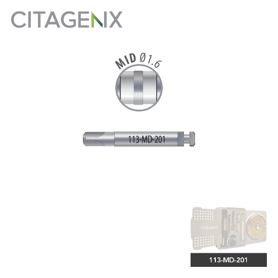 Picture of Mid Driver Shaft for Angle, 1 driver/Sachet 113-MD-201